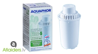 Универсальный сменный фильтрующий картридж для кувшина Aquaphor B100-5 - всего за 3,50 EUR!