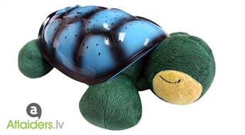 Zvaigžņotās debess projektors - bruņurupucis ar mūziku vai bez tās  – tagad sākot ar 10,99 EUR!