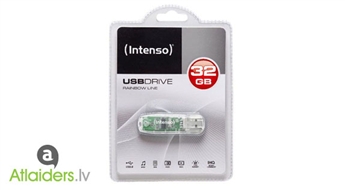 Флешка INTENSO в прозрачном корпусе ((32GB или 64GB) для удобного и надежного хранения памяти!