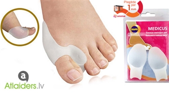 Ērtas ortopēdiskās šinas (2 gab.) kāju lielo pirkstu korekcijai un komfortam!