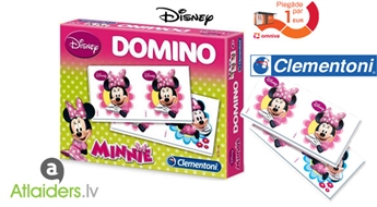 Populārā galda spēle "CLEMENTONI Domino Disney"! Attīsta uzmanību un redzes atmiņu!