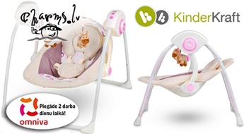 Kinder Kraft Bērnu Šūpuļkrēsls Easy Swing Pink