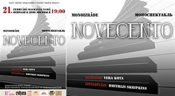 Monoizrādes "NOVECENTO" iestudējums KRIEVU VALODĀ - 50% Aizkustinošs stāsts par izcila džeza muzikanta traģisko dzīvi