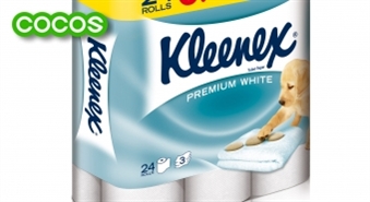Kleenex Premium White, 24 ruļļi