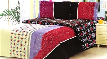 Состоящие из 4 предметов комплекты постельного белья (160 x 200 см) интересных расцветок -62%