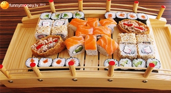 Прекрасная идея для обеда или ужина в выходной день! Комплект суши (34 шт.) с 57% скидкой!