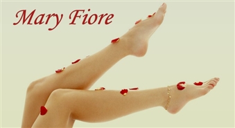 Vaksācija: kājas pilnā garumā + paduses  vai pilna bikini zonas vaksācija salonā Mary Fiore ar 55% atlaidi!