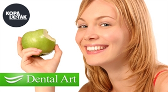 Parūpējies par zobu veselību: Zoba labošana zobārstniecības klīnikā DENTAL ART tikai par 16.99 Ls