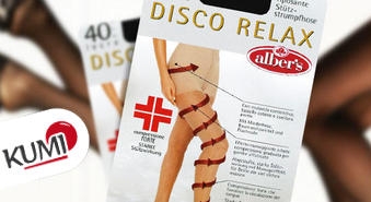 Korekcijas medicīniskās zeķubikses Disco Relax 40 Den. Komforts visai dienai! -50%