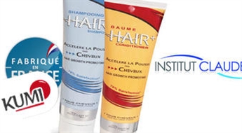 Komplekts pret matu izkrišanu un matu augšanai HAIRPLUS no franču institūta CLAUDE Bell + piegāde! -50%