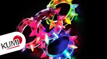 Веселые LED браслеты для детей и взрослых - будь в центре любого празника! -40%