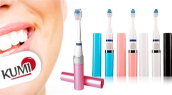 Ultraskaņas zobu birste Ultrasonic Toothbrush + 2 uzgaļi. Novērš pat izturīgāko aplikumu! -52%