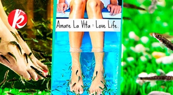 Ekzotisks Garra Rufa zivtiņu EKO pedikīrs vienam vai divatā no salonā "Amare La Vita" -54%