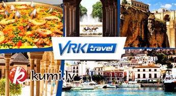 VRK Travel: 10 dienu ceļojums uz Spānijas Dienvidi (lidojums+viesnīca). Brauciens garantēts!