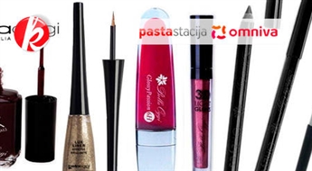 Итальянская марка декоративной косметики "BellaOggi": Лайнер, блеск для губ, лаки для ногтей, карандаши для глаз и губ -65%