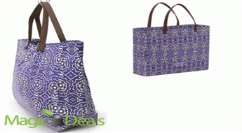 Var izņemt uzreiz! Kenzo Parfums Addictive shopping bag purple (izmēri 40x14x30).