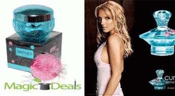 Var izņemt uzreiz! Britney Spears Curious parfumēts pūderis ar spīdumiem 20g.