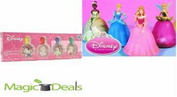 Var izņemt uzreiz! Disney Princess smaržu komplekts - Snow White EDT 7ml, Cinderella EDT 7ml, Belle EDT 7ml and Sleeping Beauty EDT 7ml.