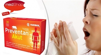 FARMAX: Preventan® Akut - ātra un efektīva aizsardzība gripas un saaukstēšanās periodā