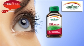 Препарат Jamieson® Bilberry N60 с экстрактом черники для здоровья глаз и хорошего зрения