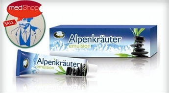 Atvēsinoša alpu augu ekstraktu emulsija Alpenkräuter - ķermenim, locītavām, muskuļiem u.c. (200 g)