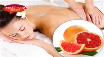 Грейпфрутовый СПА ритуал: пилинг + обертывание + массаж тела