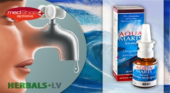 Aqua Maris Strong - Adrijas jūras ārstnieciskais ūdens. Atbrīvojies no iesnām!