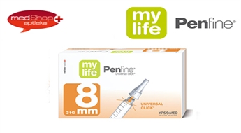 Insulīna injektoru adata Ypsomed mylife™ Penfine® 8 mm
