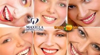 Žilbinoši skaists smaids! Higiēna + dziļa fluorizācija + zobu fotobalināšana  no «Maxilla dental clinic» ar atlaidi  44%, tikai par 90,00 LVL