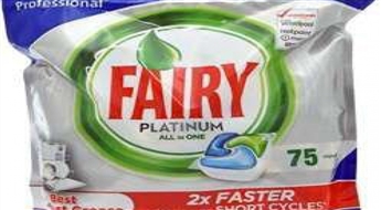Fairy Platinum trauku mazgājamās mašīnas kapsulas Oriģinālās 75 gab