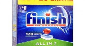 Finish All in one 120.gb trauku mazgājamās mašīnas tabletes