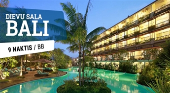 Bali - Dievu sala! Viesnīca Swiss-Belhotel Segara Resort & SPA 3*(BB) + Lidojums + Transfērs, 9 naktis!