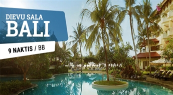 Bali - Dievu sala! Viesnīca Grand Mirage Resort & Thalasso Bali 4*(BB) + Lidojums + Transfērs, 9 naktis!