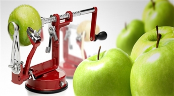 Уникальный прибор для чистки, резки и вырезания сердцевины у яблок и картофеля со скидкой 52%!