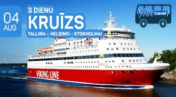 Ziemeļu pērles! 3 dienu kruīzs maršrutā Tallina – Helsinki - Stokholma!