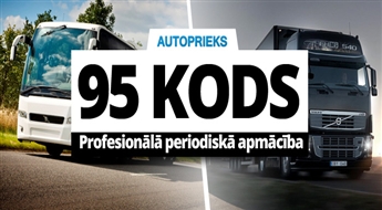 Особое предложение!  Автошкола  „AUTO PRIEKS” в очередной раз радует своих клиентов! Профессиональное периодическое обучение (95 код) в автошколе со скидкой 50%!