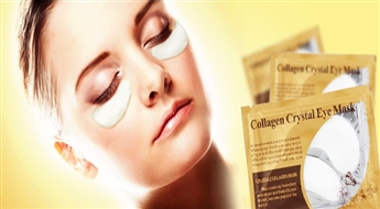 Inovatīvs risinājums ādas kopšanā! Kolagēna maska ādai ap acīm „Collagen Crystal Eye Mask“ tikai par 0.65 Ls!