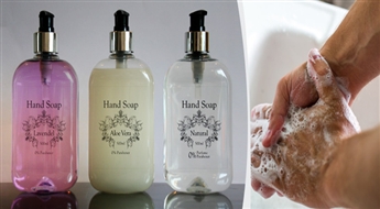 Щадящее жидкое мыло с лавандой, алоэ ИЛИ нейтральное мыло без запаха и парабенов (500 мл) всего за 1.36 Ls!