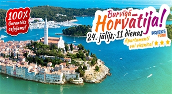 Burvīgā Horvātija! 11 neaizmirstamas dienas Adrijas jūras krastā! Ar iespēju ieraudzīt Melnkalni, Bosniju un Hercegovinu! Bez nakts pārbraucieniem!