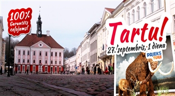 Neaizmirstama, burvīga diena pilsētā Tartu ar iespēju apmeklēt zinātnes centru AHHA un ūdens parku AURA!