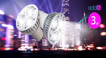 Viena lampiņa ar trim LED spuldzēm ar 63% atlaidi! Universāla, droša un kvalitatīva!