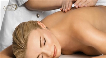 Классический массаж спины в салоне „ALMA” со скидкой 53%! Позаботься о своем теле!