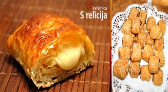 Кафе „Strelīcija” предлагает: вкусные и сытные пирожки с сыром (500 г.) всего за 2.98 Eur!