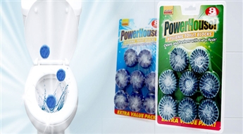 PIEGĀDE VISĀ LATVIJĀ! Super piedāvājums - Powerhouse tabletes tualetes podam. 8gb x 40g
