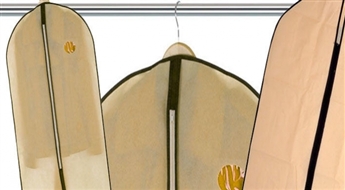 Удобный и практичный чехол для одежды (тканевый на молнии: 60х105 см). Предотвратит вещи от пыли и попадания влаги!