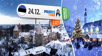 SUPER PIEDĀVĀJUMS!  Brīnumu gaidot! Ziemassvētku pasaka Tallinā tikai par 29.00 Ls! 2 neaizmirstamas dienas skaistākajā Baltijas pilsētā!