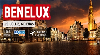 Romantiskās Vācijas un Benelux mazpilsētas ar vēstures elpu! 6 dienas!