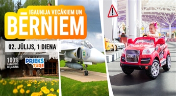 Igaunija bērniem un vecākiem! Pasaku pasaule Pokumā - Bērnu auto ciemats - Aviācijas muzejs - Dabas muzejs!