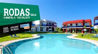 Viesnīca Aegean Breeze Resort 5*(AI) + Lidojums + Transfērs, 14 naktis! Atklājiet nezināmo un saulainu Rodas salu!