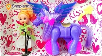 Rotaļlieta meitenēm- lelle ar poniju